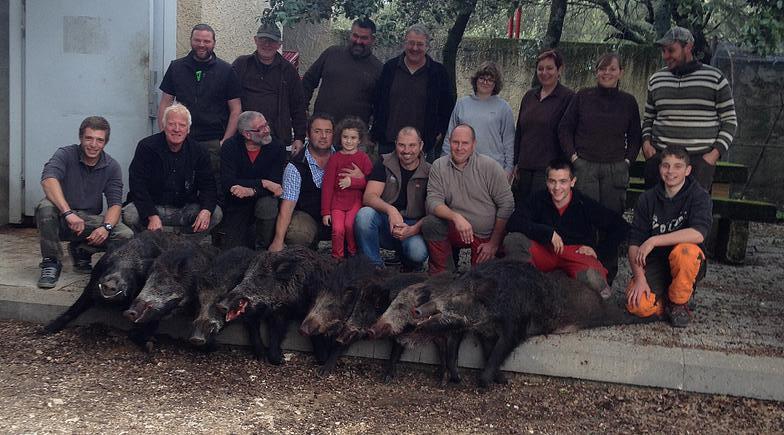 groupe de chasseurs